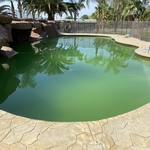 Pool before anything was done.