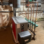 6 section oil fired boiler