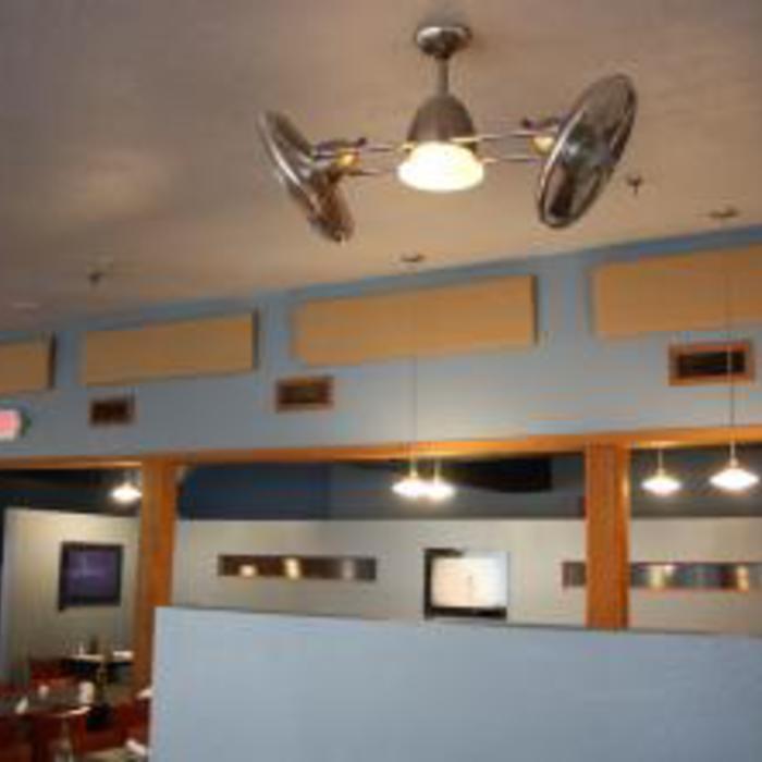 Wall hung sound panels