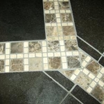 mosaic stone border tile