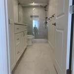 New shower bathroom