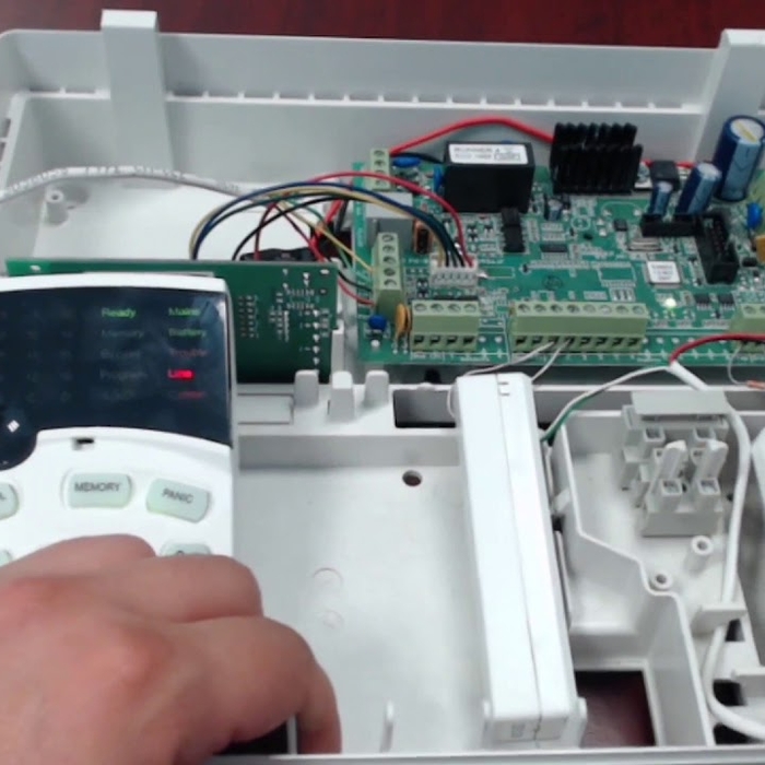 security alarm assembly