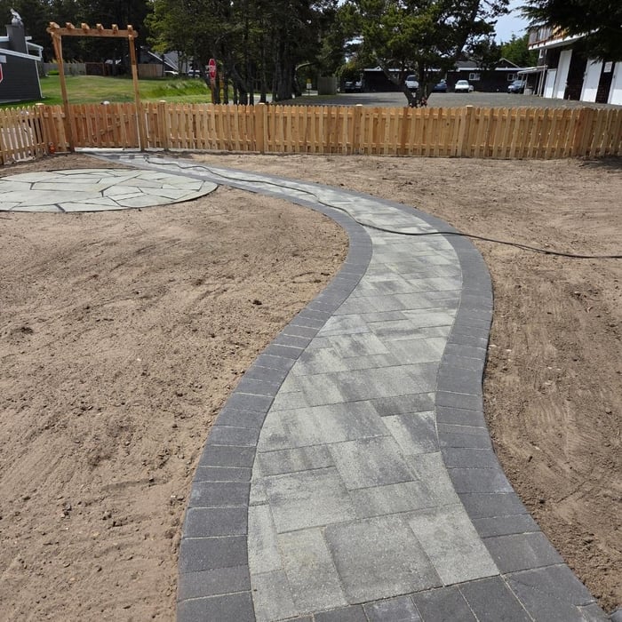 Hardscape installation