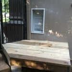 Dog Door and deck