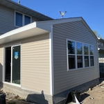 left side view of the addition
