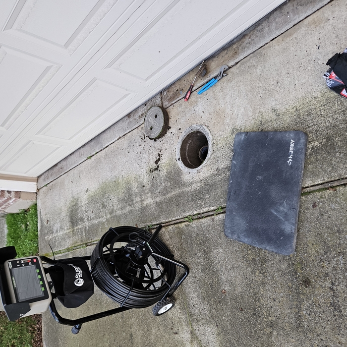 Camera Video Inspection of Sewer