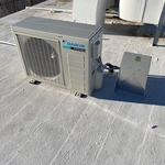 outdoor unit roof mounted application