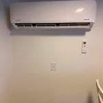 Indoor unit wall mounted application