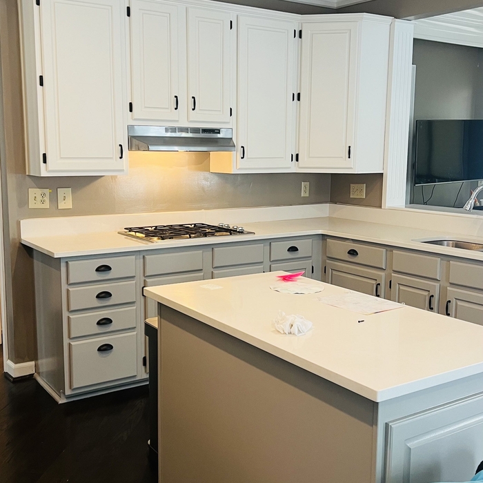 Painting cabinets
