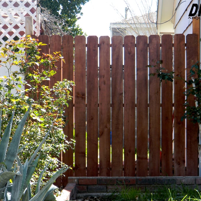 Spaced Wood Fence