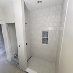 Custom tile shower