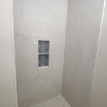 Custom tile shower