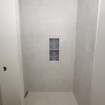 Custom tile shower