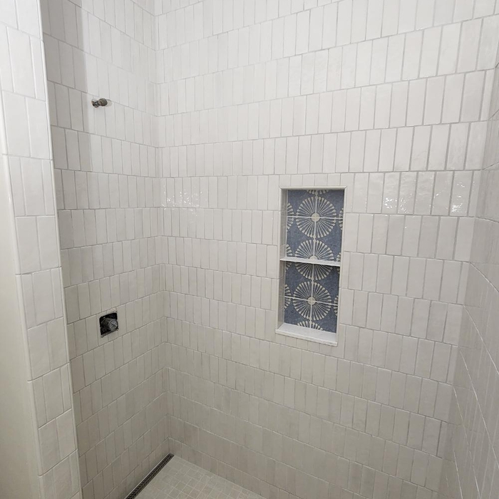 Custom tile shower