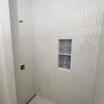 Custom tile shower