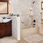 New Bath tub and Wainscot
