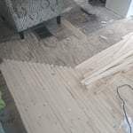 Custom wood floor
