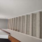 stair well interior paint and carpet