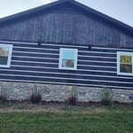 log cabin stain