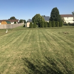 After mowing