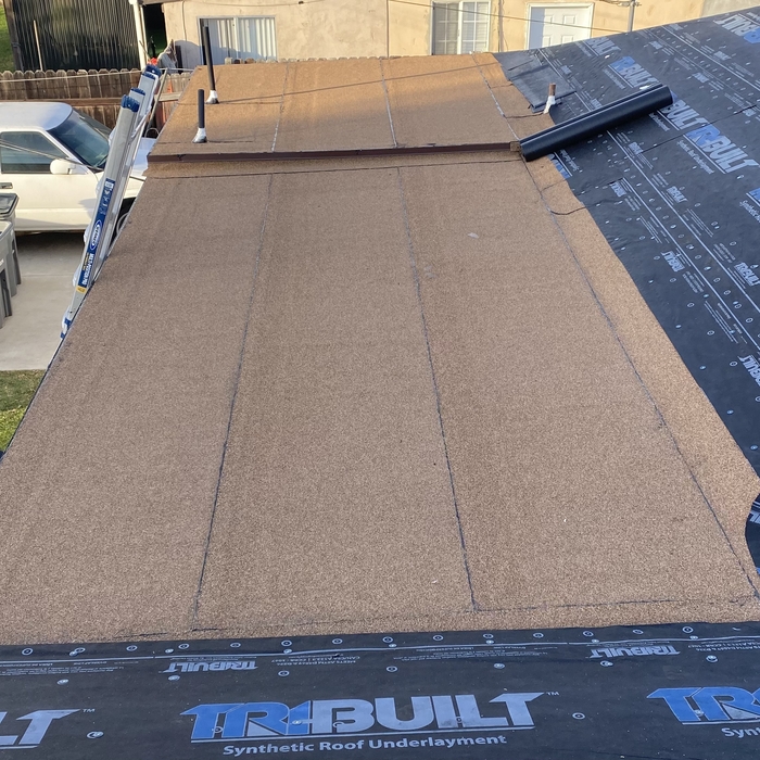 Flat Roof torch down 
