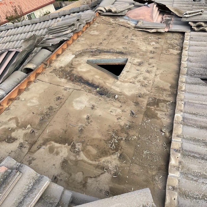 Tile roof- attic vents
