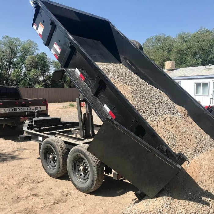 delivering 3/4" road base