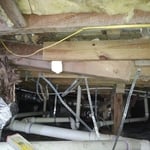 Improperly Sistered Floor Joist