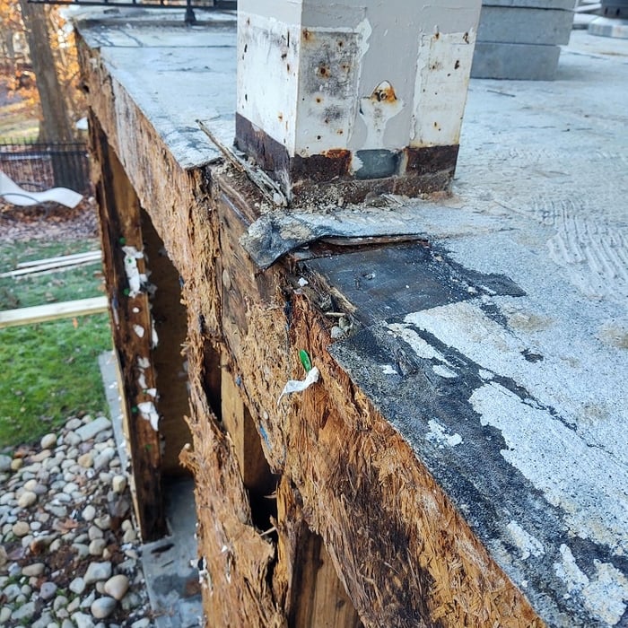 Damanged Sheathing (Water/Rot)