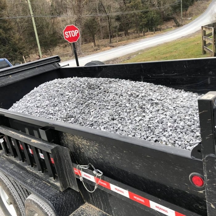6 tons of gravel