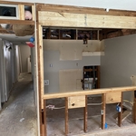 Framing new kitchen in apartments