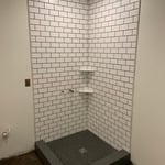 3"x6" Subway Tile Walls