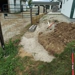 Retaining wall & drainage