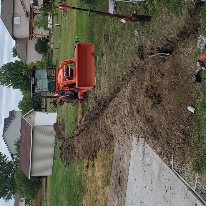 Trench for electrical