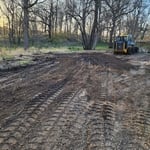 Cement structure removed, ground graded