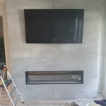 Fireplace plus TV