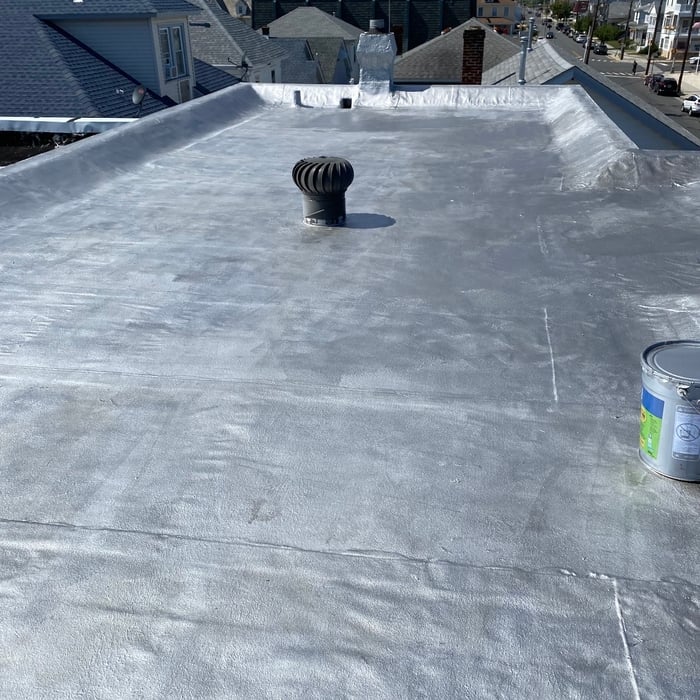 Roof Coating Application