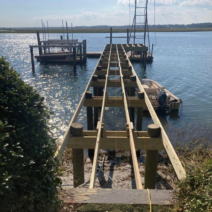 Pier demo and rebuild