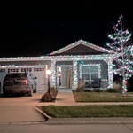 holiday light install