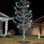holiday light install
