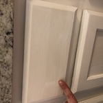 Brush marks