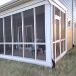 Screened in porch