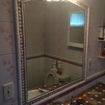 custom counter and mirror
