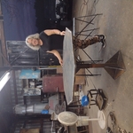Steel work bench