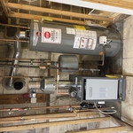 New boiler and water heater replace
