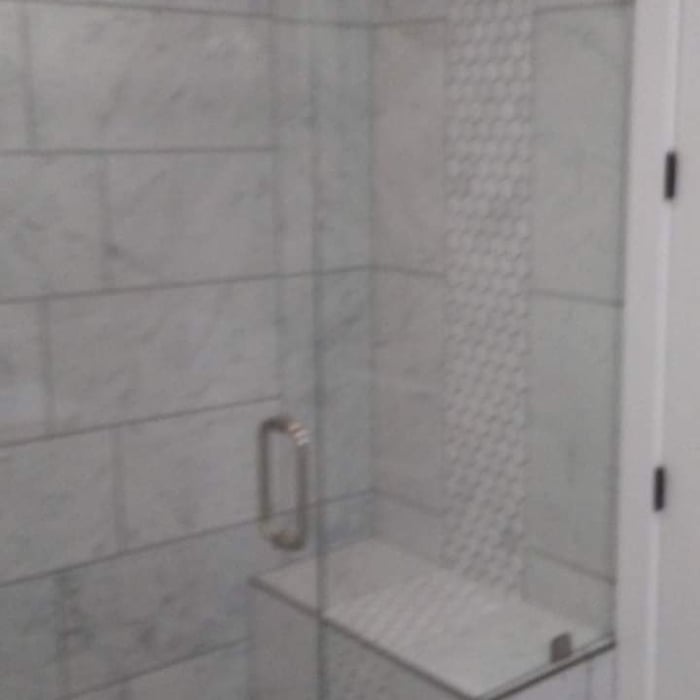 Glass shower door