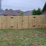 New fence and Double Gate