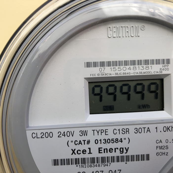 Solar turns the Electric utility Meter Backwards