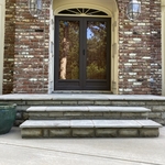 Veneer front porch