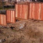 Wood Fence with Cap